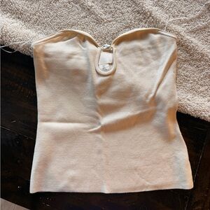 BNWT H&M strapless knit top